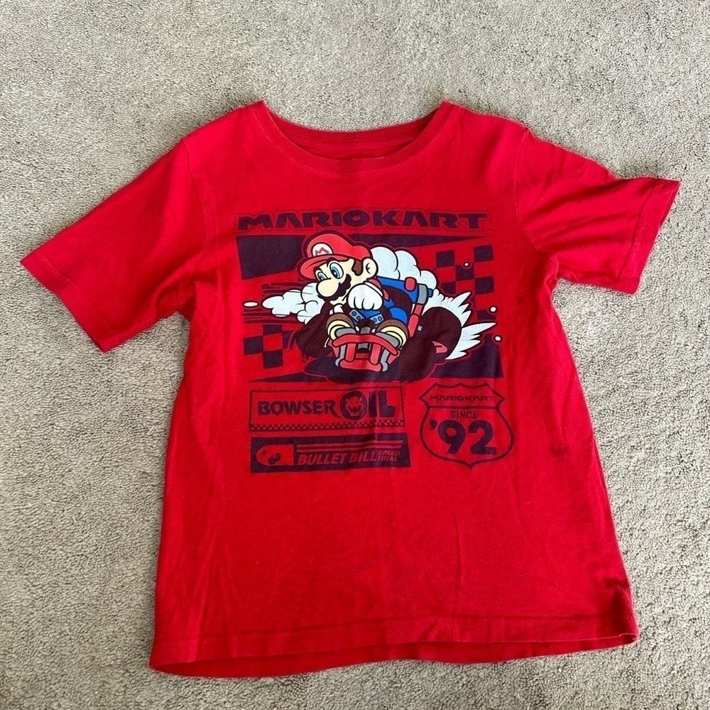 Boys Mario shirt ym
